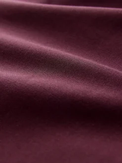 Next - Chemise Oxford stretch à manches longues Rouge bordeaux Clearance