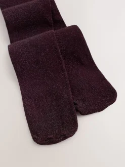 Next - Collants Sparkle Rouge bordeaux Discount