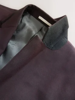 Next Rouge bordeaux - Coupe sur mesure - Veste de smoking à revers inset New