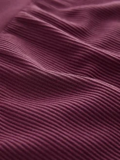 Next - Côtelé sans couture Taille haute Leggings Rouge bordeaux Online