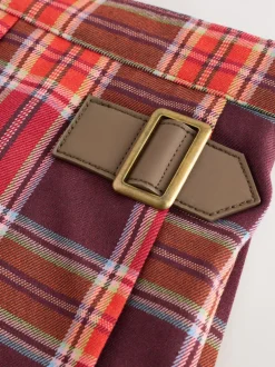 Next Rouge bordeaux - Ensemble Skort et collants à carreaux (3mois7ans) Hot