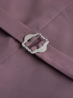 Next Rouge bordeaux - Gilet de costume de smoking Outlet