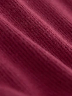 Next - Leggings évasés à côtes (3mths-7yrs) Rouge bordeaux Hot