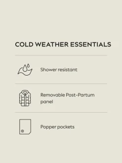 Next Rouge bordeaux - Manteau de grossesse Résistant à la douche Outlet