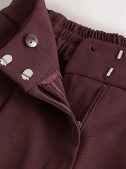 Next Rouge bordeaux - Pantalon ample à dos élastique Clearance