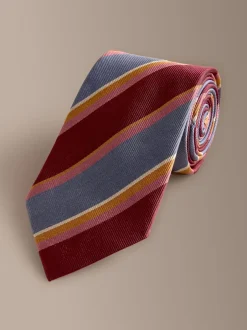 Next Rouge bordeaux - Signature Silk Tie