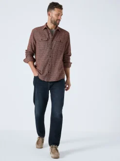 Next Rouge bordeaux - Surchemise texturée Veste-chemise New