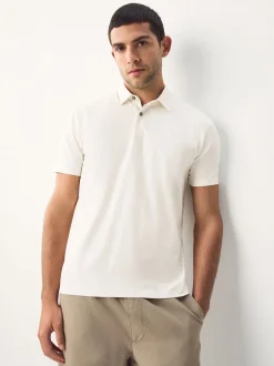 Next - Polo en jersey Manches courtes 3 Pack Rouge bordeaux/gris anthracite/crème écru Online