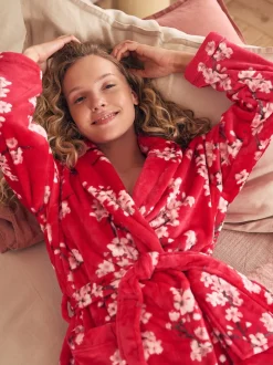 Bath & Body Works Rouge cerise - Peignoir confortable Blossom New