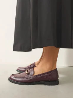 Next Rouge croco de baies - Mocassins à enfiler Forever Comfort® Discount