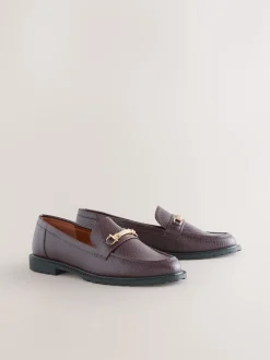 Next Rouge croco de baies - Mocassins à enfiler Forever Comfort® Discount