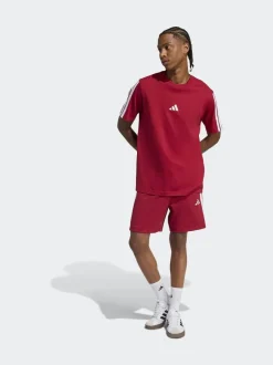 adidas - Essentiel 3-Court en éponge Rayure Rouge foncé Online