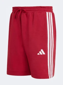adidas - Essentiel 3-Court en éponge Rayure Rouge foncé Online
