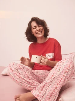 Next - Pyjama à manches courtes Rouge graphique Online