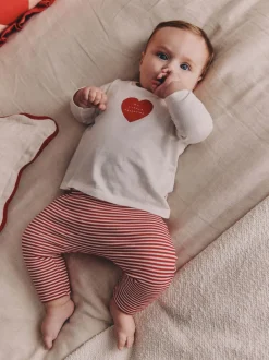 Next Rouge Little Valentine - Ensemble t-shirt et legging bébé (0mois-2ans) Sale