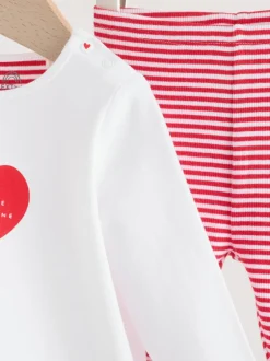 Next Rouge Little Valentine - Ensemble t-shirt et legging bébé (0mois-2ans) Sale