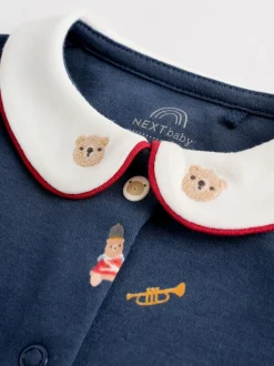 Next Rouge motif ours - Combinaisons de nuit pour bébé 3 Pack (0-2ans) Clearance