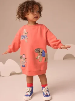 Next Rouge motif personnage - Robe en molleton décontractée (3mois à7ans) New