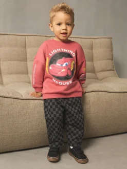 Next Rouge/anthracite - Ensemble sweat-shirt et jogging Cars Crew (9mois à8ans) Clearance