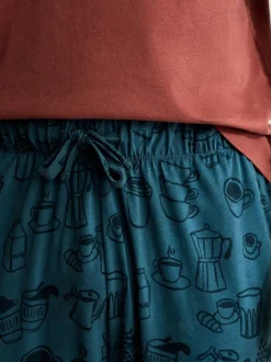 Next Rouge/Bleu - Ensemble pyjama graphique en jersey à manches longues