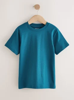 Next - Lot de 4 t-shirts à manches courtes (3-16 ans) Rouge/bleu/marine/neutre Outlet