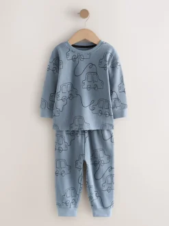 Next Rouge/bleu/violet - Lot de 3 pyjamas oversize (9mois à10ans) Hot
