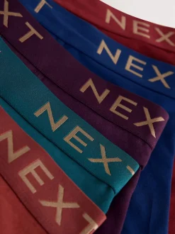 Next Rouge/bleu/violet riche - Lot de 5 - Boxers avec ouverture sur le devant Sale