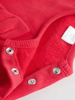 Next Rouge/crème - Ensemble 2 pièces avec pulls et leggings à nœud bébé (0mois-2ans) Discount