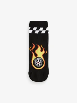 Next Rouge/Noir/Bleu Hot Wheels - Paquet de chaussettes en coton riche 3 Online
