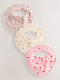 Next Rouge/Rose - Bébé BIBS 3 Pack Best
