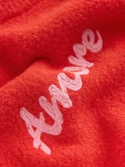 Next Rouge/Rose - Pull de Saint-Valentin brodé confortable Clearance