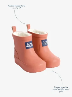 Jojo Maman Bébé rouille - Bottes de bien-être courtes doublées et confortables Clearance