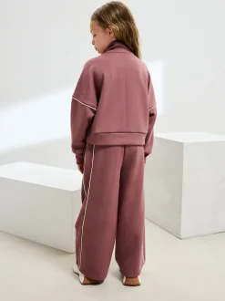 Next Rouille et rose - Ensemble pantalon de jogging super doux à col zippé et jambes Amples (3-16ans) Best