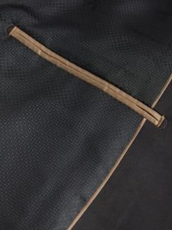 Next Rust Floral (En) - Slim Fit (Slim Fit) - Blazer en velours à motifs Best