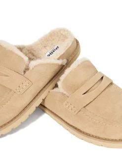 Dune London sable - Mocassins dos nu doublés Goldy Discount