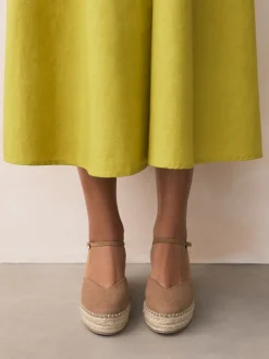 Next sable - Espadrilles à plateforme fermée et à bout compensé Outlet