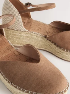 Next sable - Espadrilles à plateforme fermée et à bout compensé Outlet