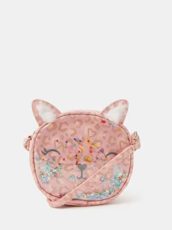 Angels By Accessorize Sac à bandoulière chat à sequins fille Discount