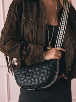 Rockett St George Sac à bandoulière matelassé avec sangle en étoile New