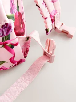 Baker by Ted Baker Sac à dos pour fille rose à imprimé floral avec nœud New