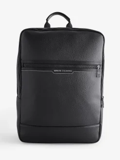 Armani Exchange Sac à dos noir avec logo