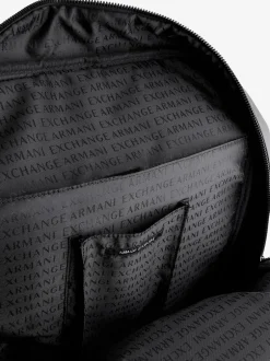 Armani Exchange Sac à dos noir avec logo