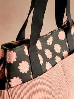 Cath Kidston Sac cabas carré en velours côtelé