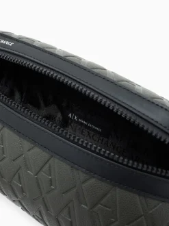 Armani Exchange Sac ceinture vert à logo Best