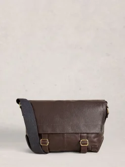 White Stuff Sac messager en cuir Connor