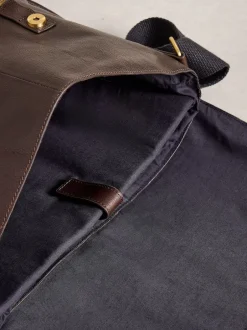 White Stuff Sac messager en cuir Connor