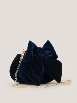 Monsoon Sac Velvet avec nœud