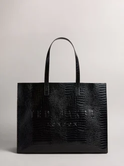 Ted Baker Sac Seacon à petit emblème et motif hachuré Hot