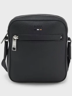 BOSS Sac zippé à logo Ray Outlet