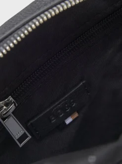 BOSS Sac zippé à logo Ray Outlet